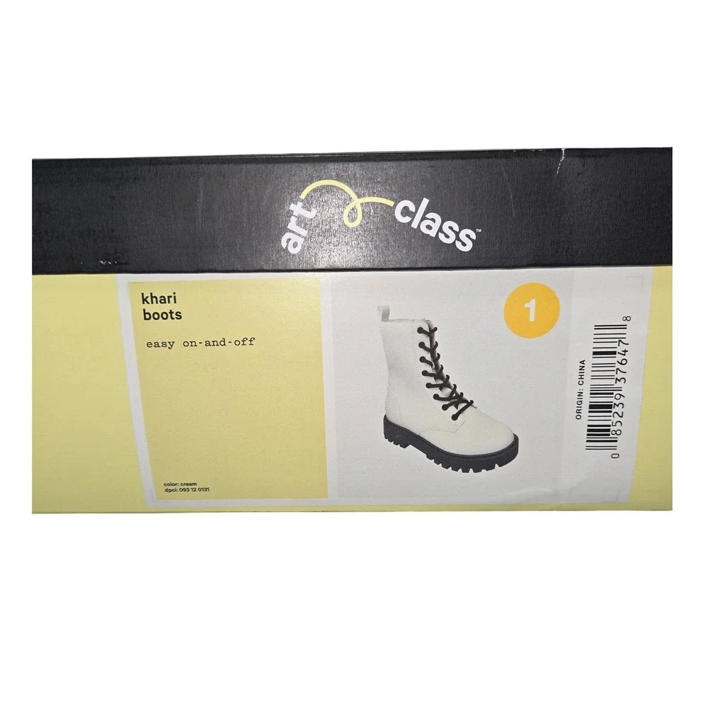 Kids' Khari Lace-up Combat Boots‎ - Art Class 1